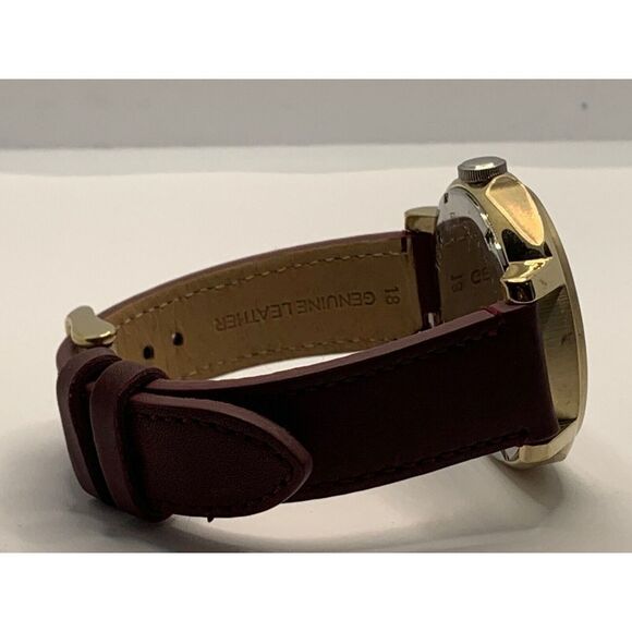 Fossil ES3834 Women's Brown Leather Analog Blue Dial Quartz Wrist Watch RU84 - Picture 8 of 11